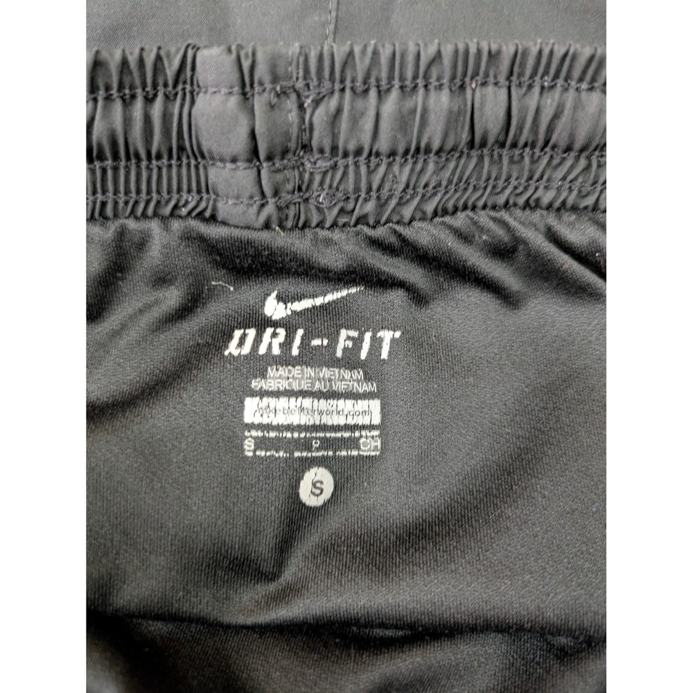 Athletic Nike Dri-FIT Tempo Running Shorts‎ Women Small Black White Trim - Picture 7 of 8